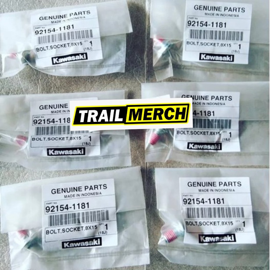 Bolt Baut Piringan Original Klx Dtracker Baut Disc Depan Belakang Klx Dtracker Cakram depan Klx Orig