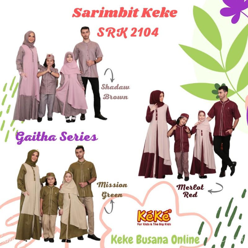 Sarimbit Keluarga Keke ~ Gaitha Series ( SRK 2104 ) ~