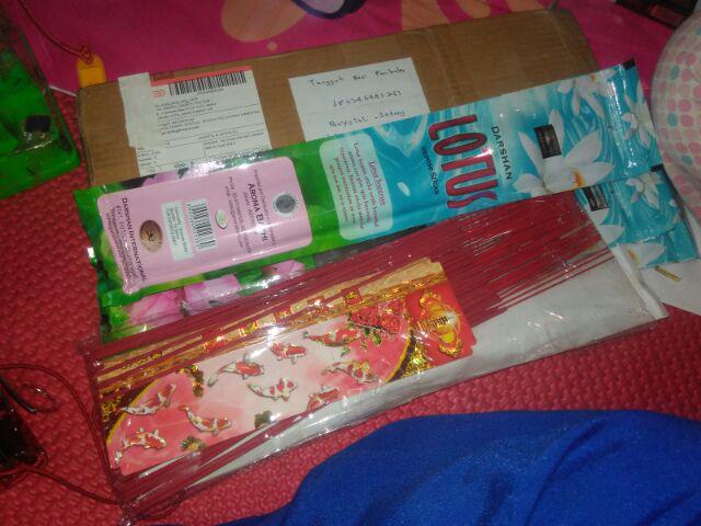 Hio Dupa India Stik Aromaterapi Darshan Teratai | Darshan Lotus Natural Incense Stick