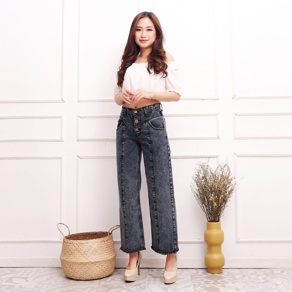 FWR - CELANA KULOT JEANS ARIEL