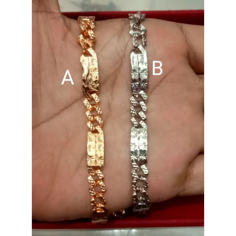 RL72. Gelang xuping wanita lapis emas 18 cm