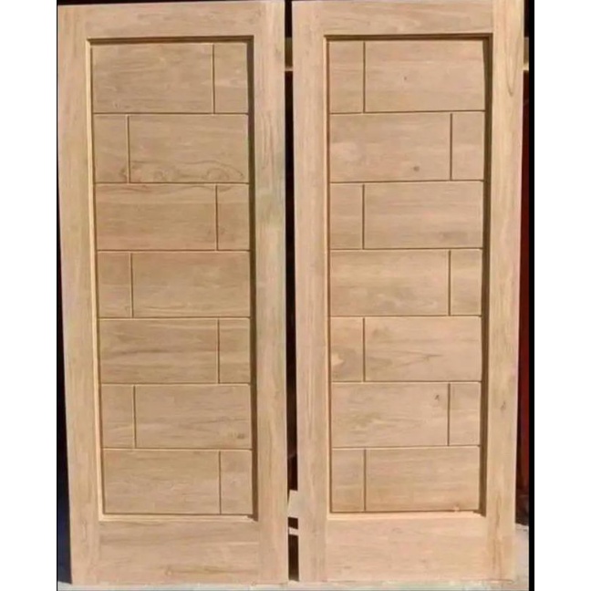 Pintu Kamar Model Minimalis Kayu Kamper Samarinda