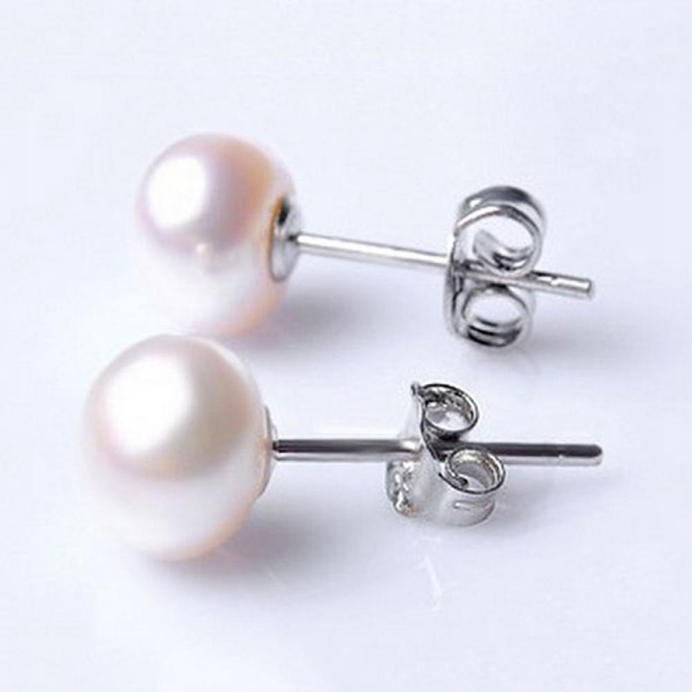 R-bunga Anting Perhiasan Wanita Baru Elegan Ear Lady Silver Plated