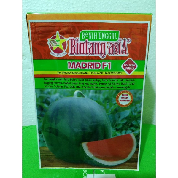 bibit semangka MADRID F1 20gr Bintang Asia