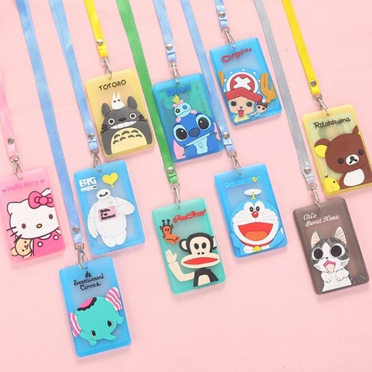 

Name tag karakter / holder kartu ID