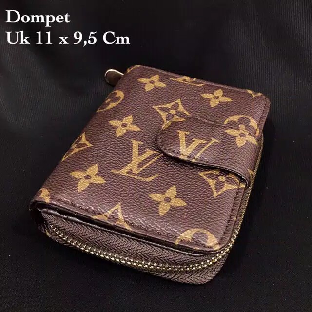 Dompet kartu mini mono damier/ Arrow lisa/dompet koin/dompet lipat/dompet wanita kecil simple lucu