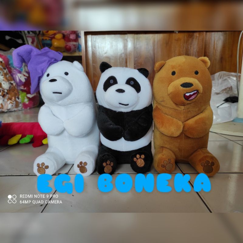 boneka miniso we bare bear size L SNI