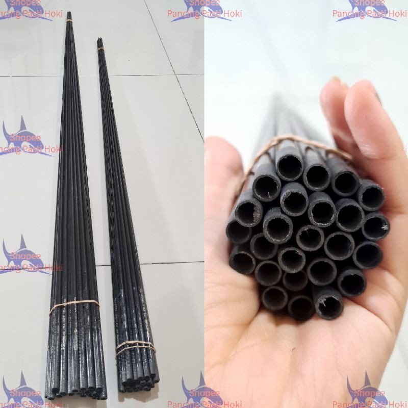 blank carbon hollow versus 100 cm dan 120 cm