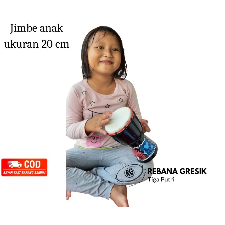 TERLARIS! DJIMBE ANAK 20 cm JIMBE MURAH SEMI DARBUKA ALAT MUSIK MURAH GENDANG ANAk
