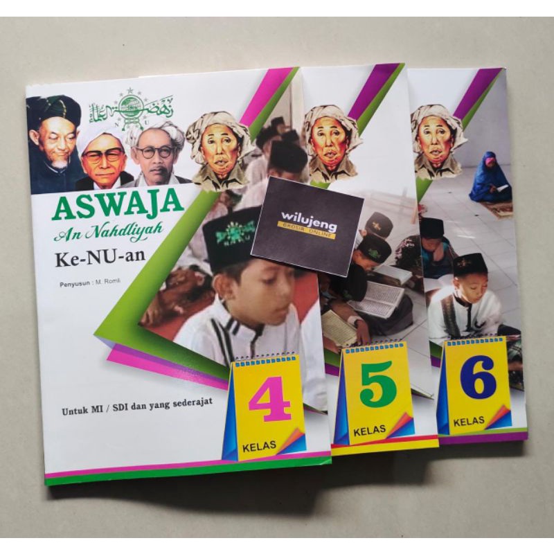 Buku Aswaja Ke NU an SDI dan MI 4, 5, 6 (680gr)