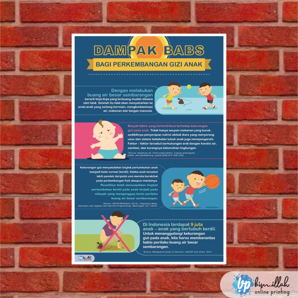 

Poster Kesehatan Dampak BABS Bagi perkembangan gizi anak
