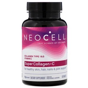 Neocell, Super Collagen + C, 120 Tablets
