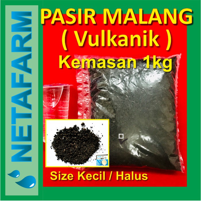 Media Tanam - PASIR MALANG VULKANIK Size KECIL isi 1kg