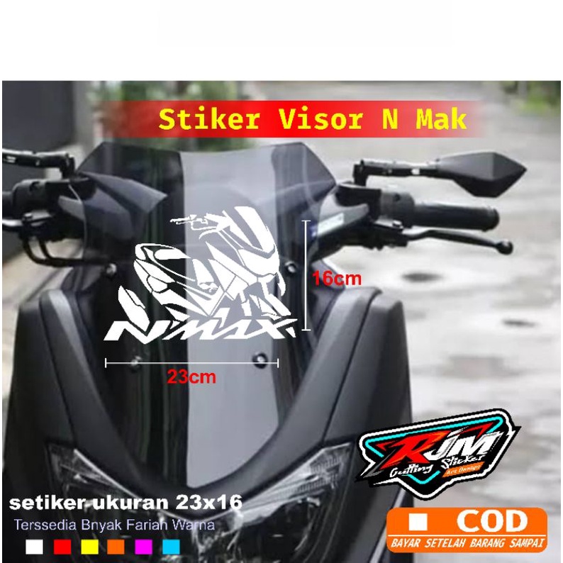 stiker visor N MAX stiker motor n max keren