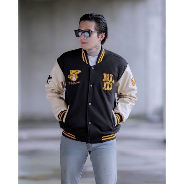 Jual Jaket Baseball Varsity Jacket Jaket Bully Inside Jaket Versity