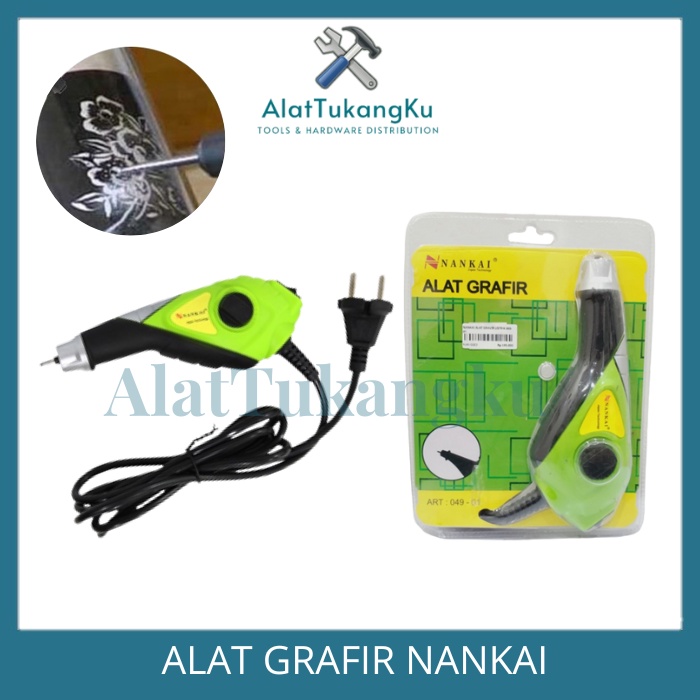 Alat Ukir Grafir Elektrik NANKAI / Mesin Grafir Nankai / Alat Ukir Grafir / Engraver Carve (Kayu, ak