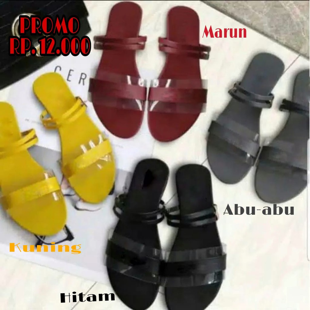 Sandal Teplek Kokop MEKA JELLY BAN DUA NEW