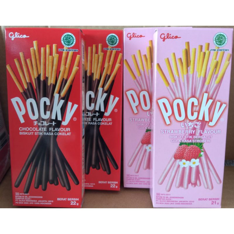 

Pocky Glico rasa strawberry dan coklat 22 gr