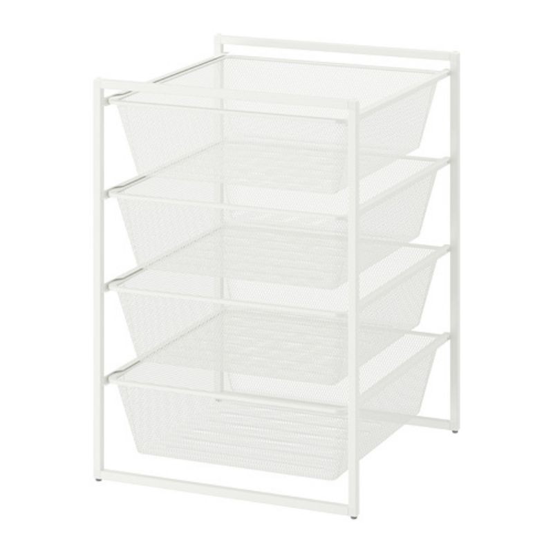 Jonaxel Rangka Dengan Keranjang Jaring Putih 50x51x70 Cm Shopee Indonesia