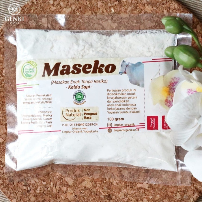 

TERBARU . Maseko Kaldu Sapi Refill (Lingkar Organik) - 100 g