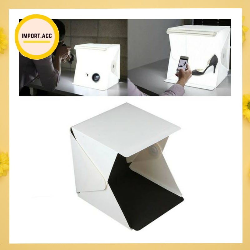 Studio  Mini Untuk  Foto  ProdukOnline / Mini Photo Studio Portable Magic Box with led [IMPORT]