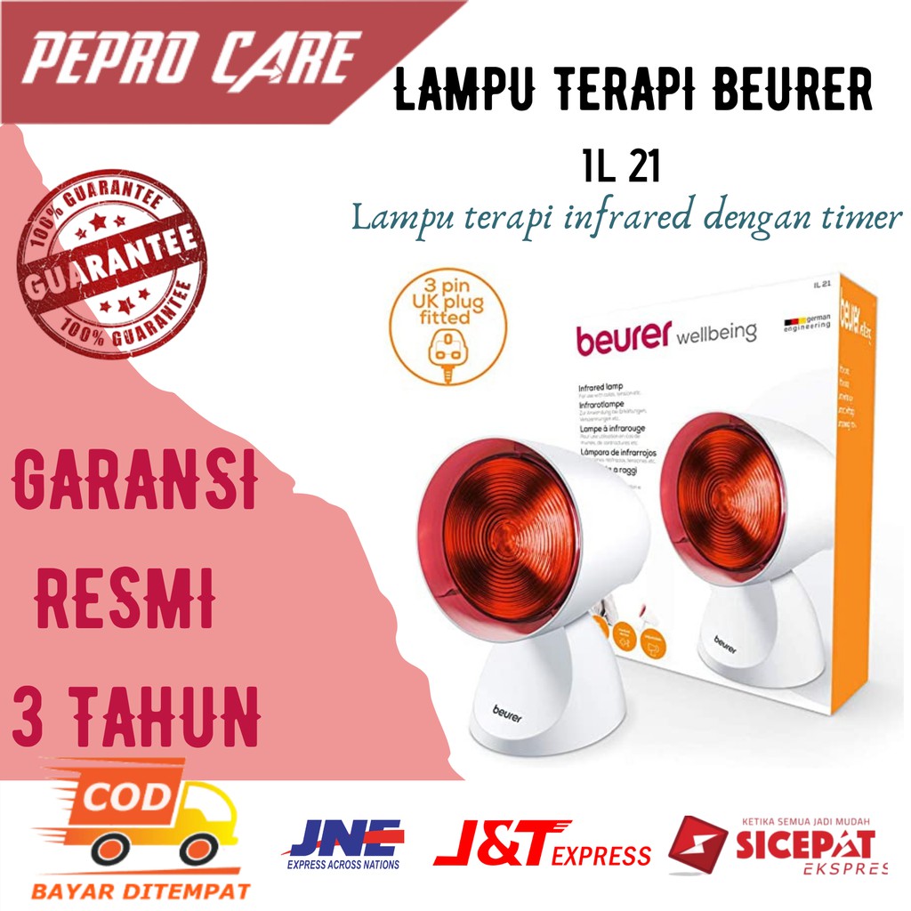 LAMPU INFRARED ALAT TERAPI INFRARED INFRA RED PHILIPS THERAPY INFRAMERAH BEURER IL21 PPF 148