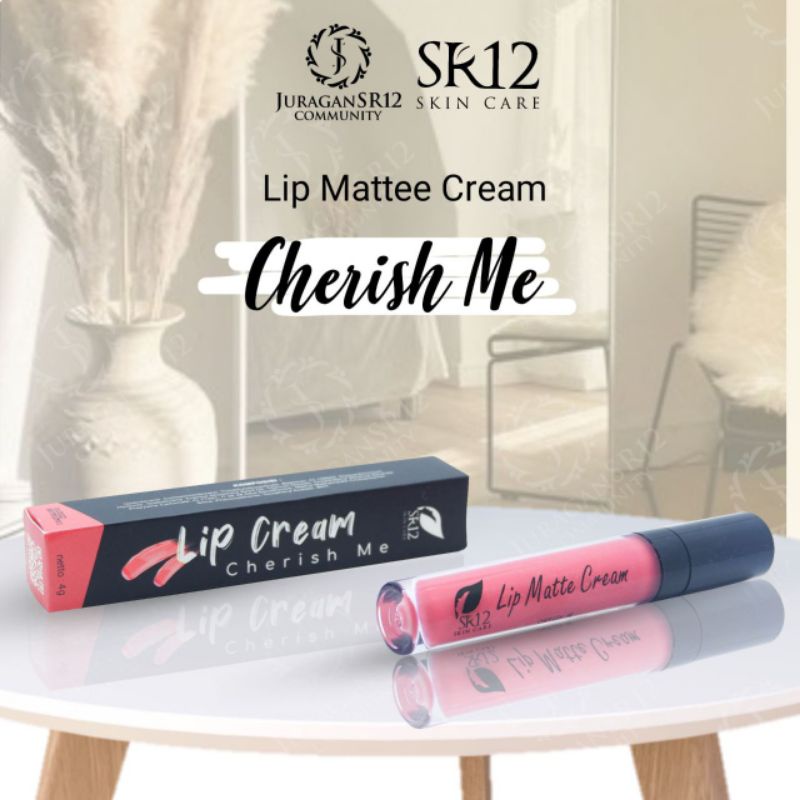 TERLARIS..!! SR12 LIP MATTE CREAM BPOM / LIPSTIK MATTE MAKE UP / BEBAS PARABEN , TAHAN LAMA &amp; RINGAN