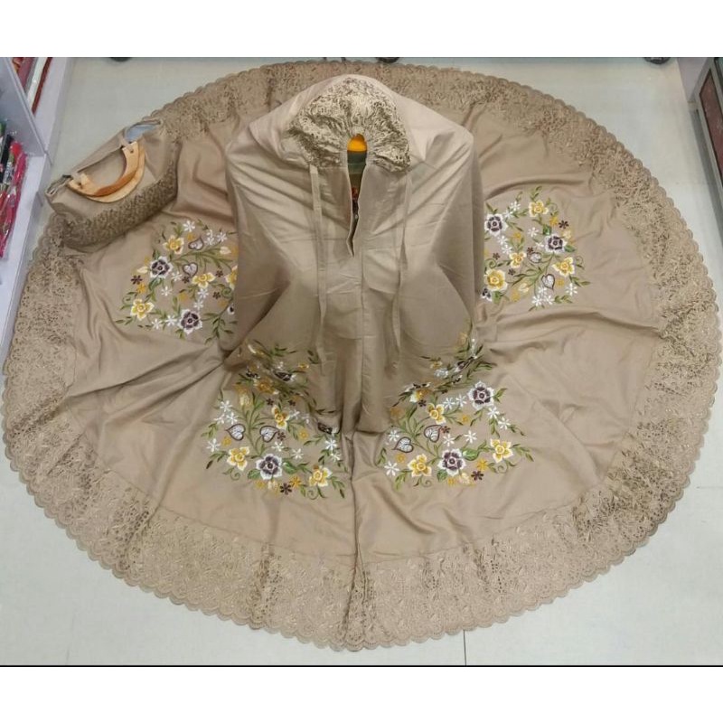 mukena khadijah bordir suji caia