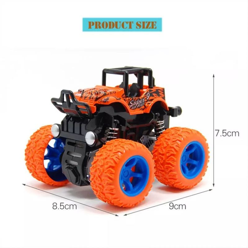 Mainan Mobil Mobilan Monster Zap Mobil Jip Off Road 4 Drive Inertial Bigfoot Truck Power