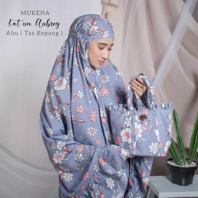 GROSIR MUKENA DEWASA KATUN AUBREY ABU TAS KEPANG