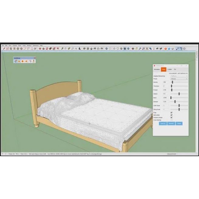 ClothWorks Plugins untuk Sketchup 2019