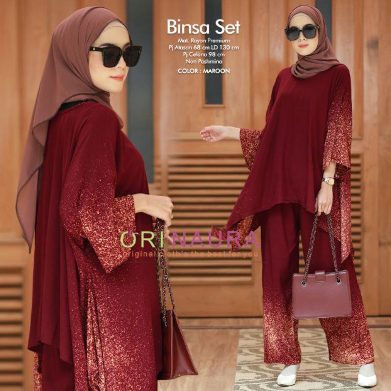 DASTER LENGAN PANJANG NEW ARRIVAL Setelan ONE SET Rayon Oversize CP Waka Kope Pecah Jumbo Fit XXXL-ST WAKA ABST MARON