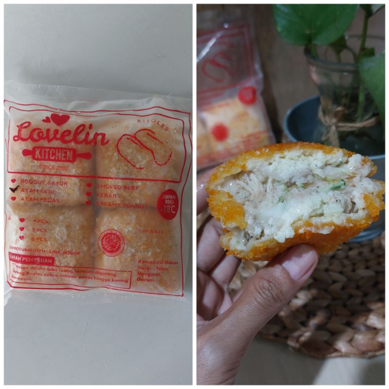 

LOVELIN Risoles Ayam Keju (isi 4pcs)