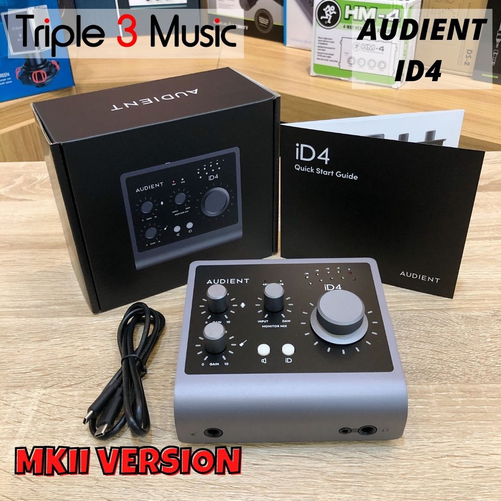 Audient iD4 MK II ORIGINAL Garansi Soundcard Recording