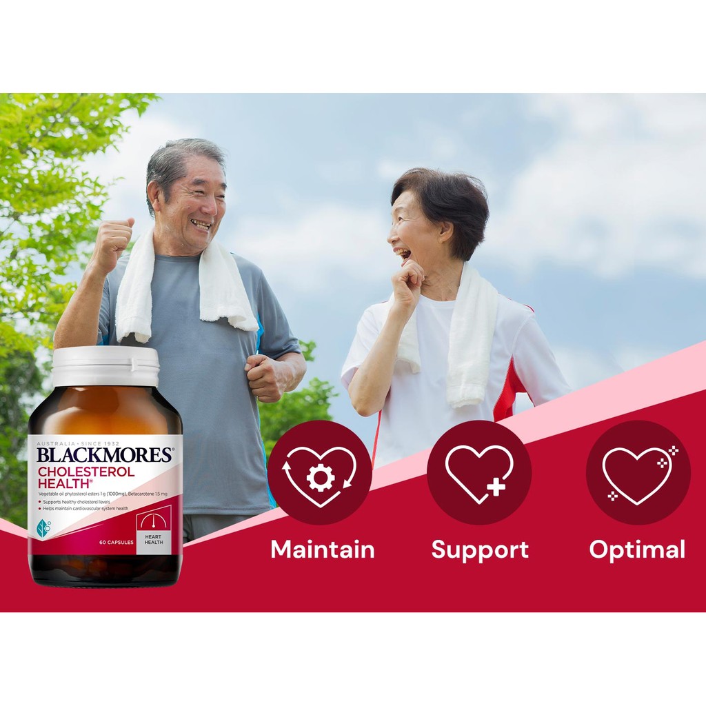 Blackmores Kolesterol Cholesterol Colesterol Health 60 Caps Heart