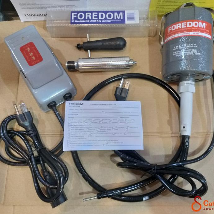 DISKON SPECIAL Bor Gantung batu cincin FOREDOM (Mini Getaran) - 24.000rpm