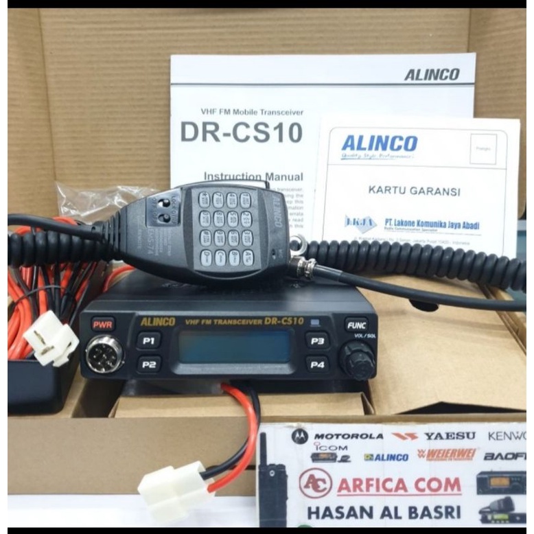 PAKET RIG ALINCO DR-CS10 BREKET MAGNIT DPSPM ANTENA M150 VHF