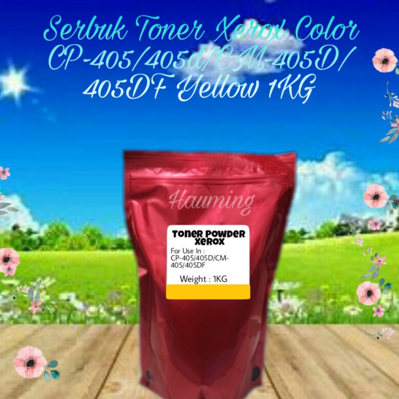 Serbuk Toner Color Xerox CP405 CP405D CM405 CM405D CM405DF CP-405 405D CM-405 405DF Yellow 1kg