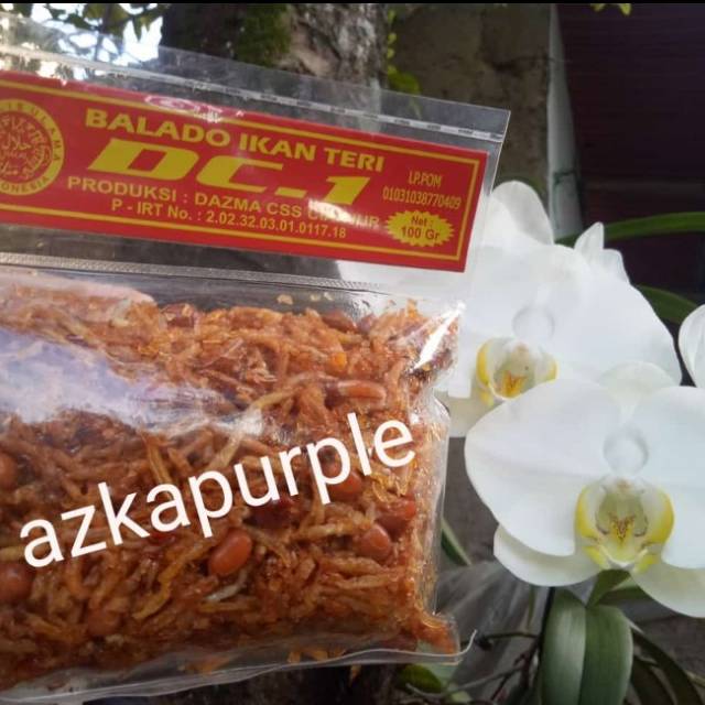 Balado ikan teri dc-1 mix kacang dan kentang 100 gr