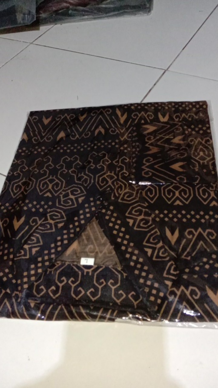 Size M L Xl Xxl Bswart Batik Hrb026 Kenongo Hem Batik Monochrome Semut Coklat Kemeja Batik Pria