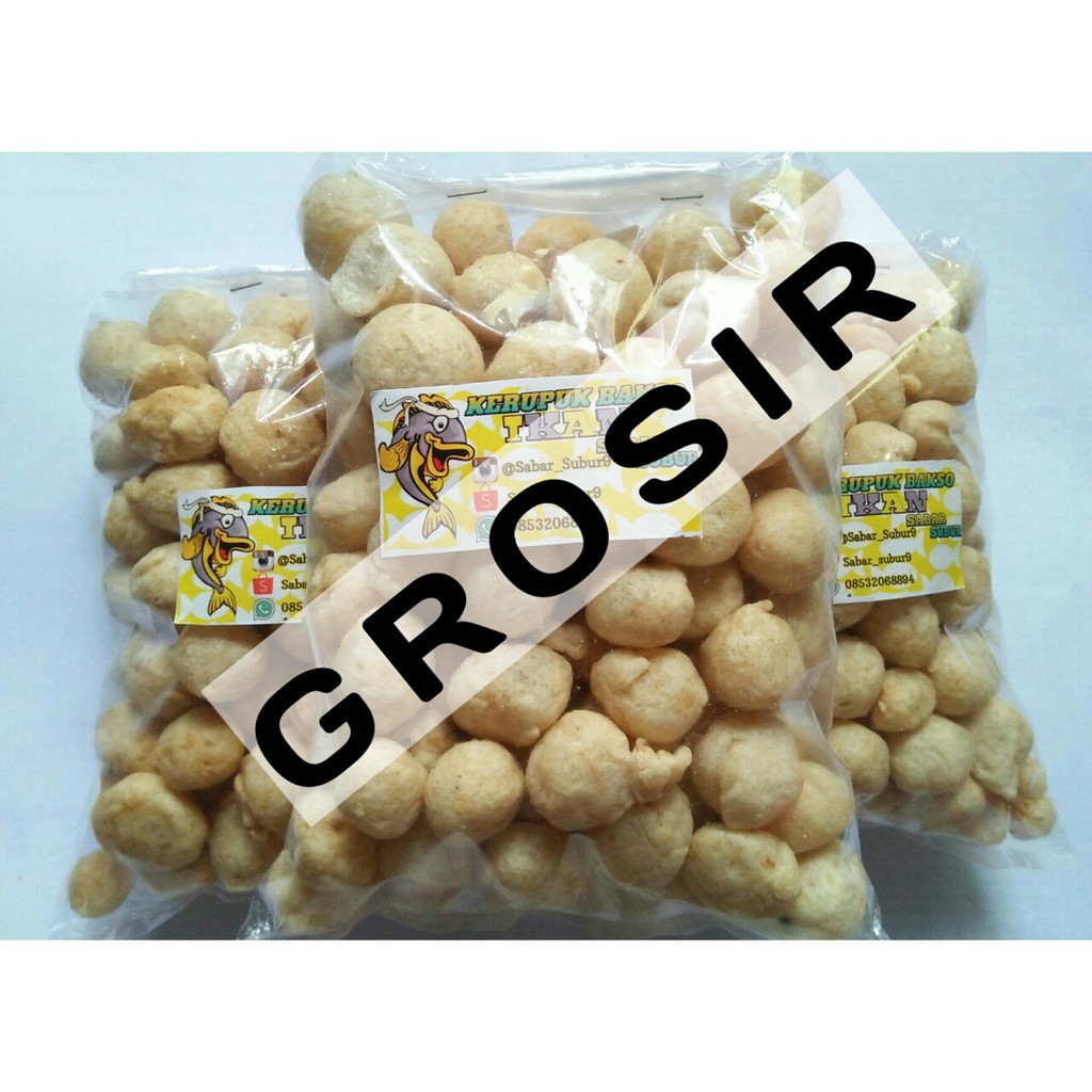 

KERUPUK IKAN TENGGIR 100% ASLI
