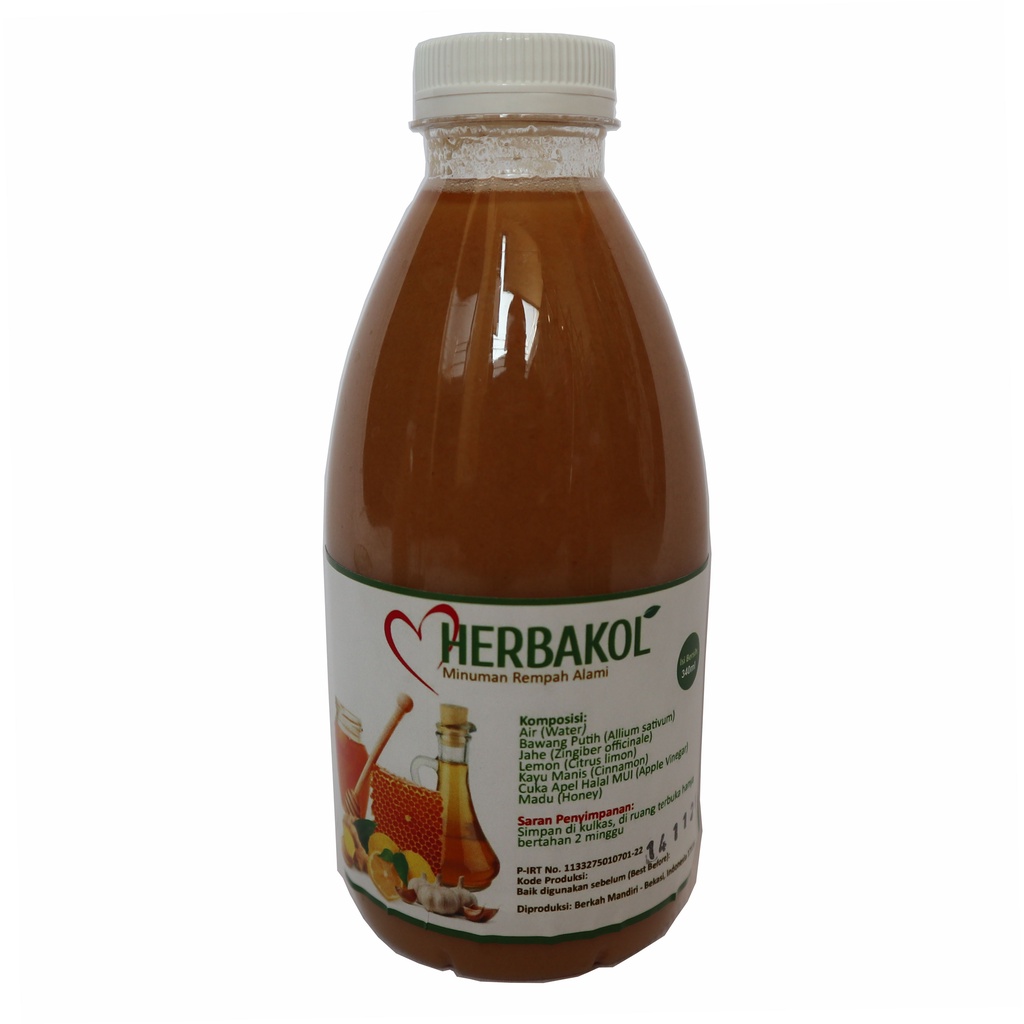 Jus Bawang Putih Jahe Lemon Cuka Apel Madu Cinnamon HERBAKOL