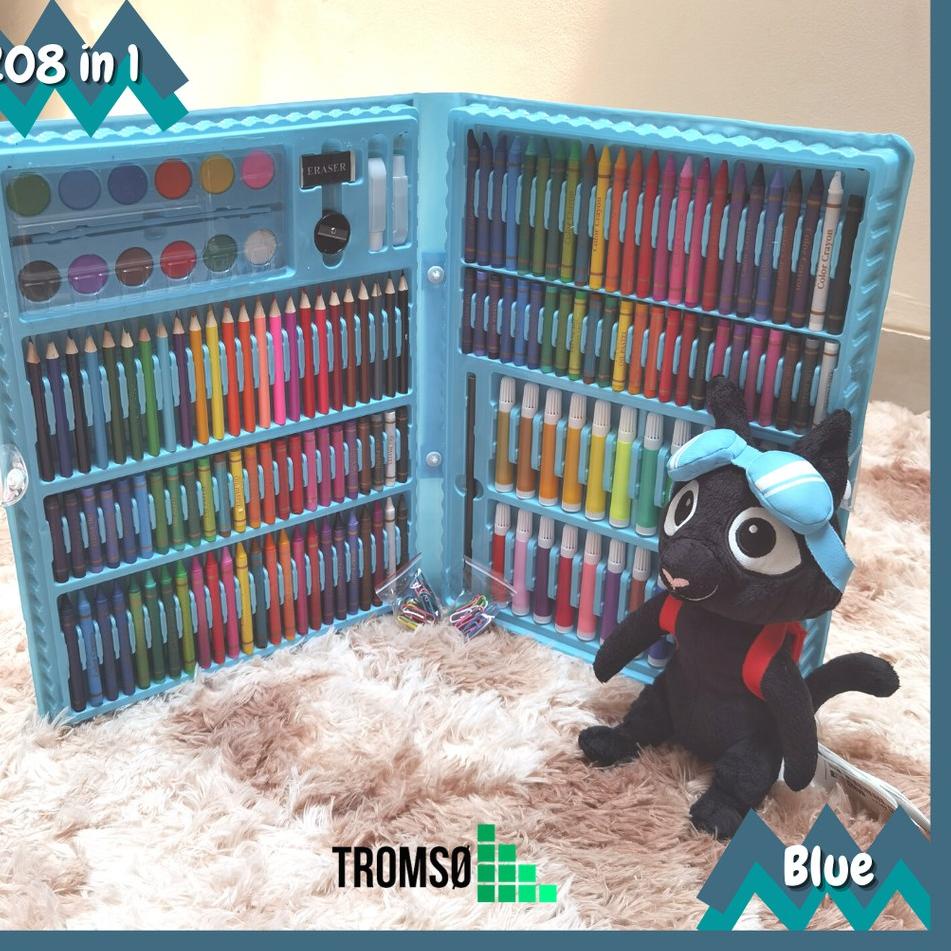 

Best - Alat Gambar & Lukis / Crayon, Spidol, Pensil Warna, Cat Set Pilihan 150 in 1 / 208 in 1 Lengkap