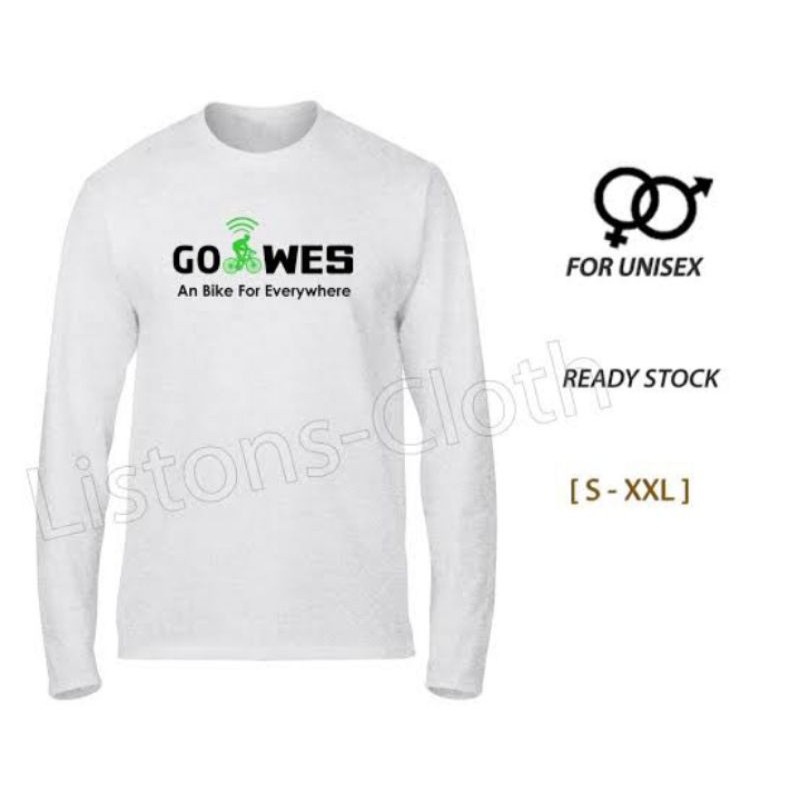 KAOS SEPEDA LENGAN PANJANG GOWES BAJU GOWES LENGAN PANJANG