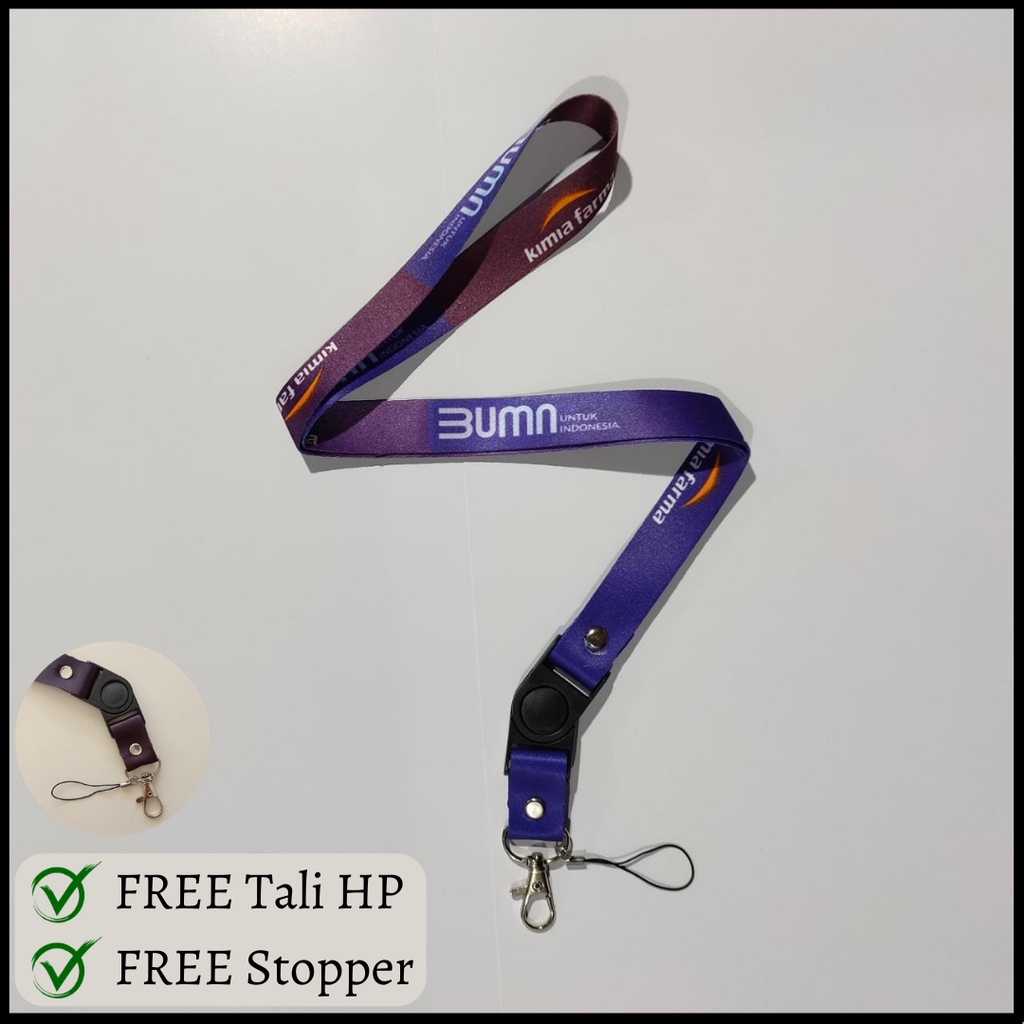 

[Kimia Farma] Tali Lanyard Custom / Lanyard Karyawan / Tali Custom Aksesoris Tali HP