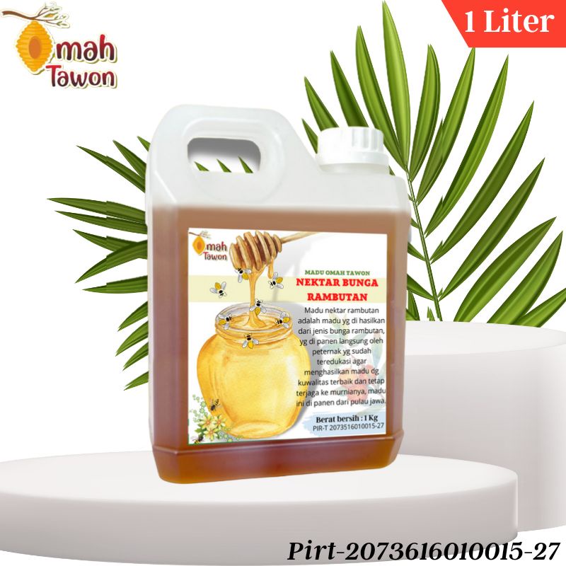 

Madu murni grade A madu omah tawon raw honey 1 Liter