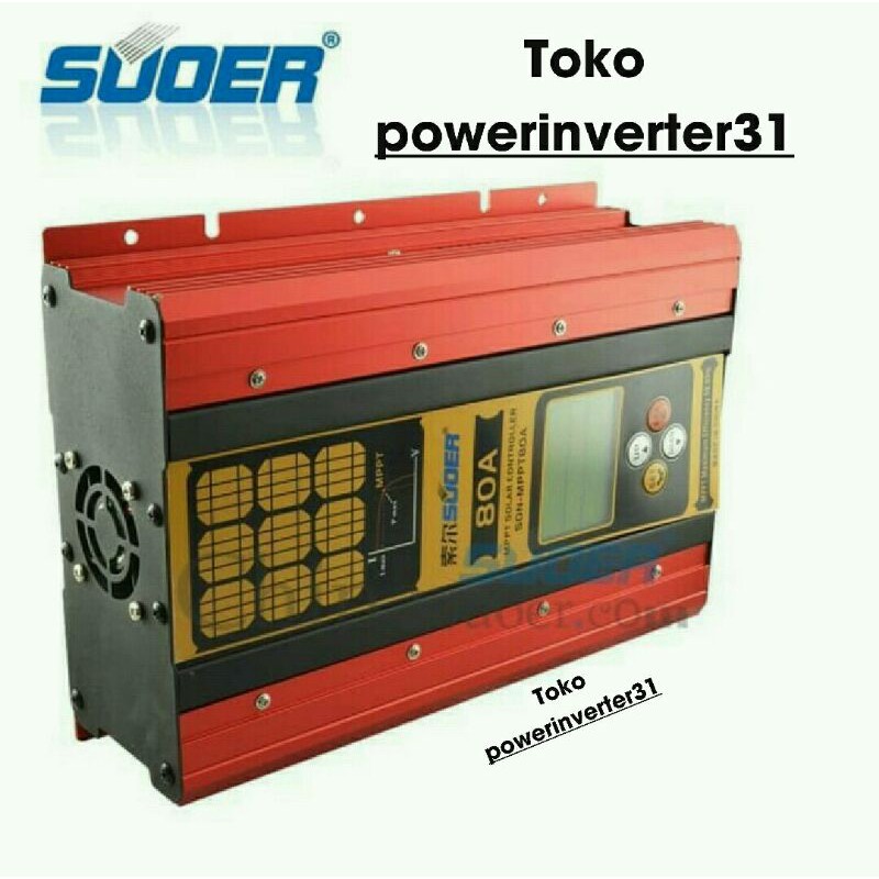 suoer son MPPT 80A 12V 24V 48V 80 AMPER MPPT Solar charger Controller original suoer best Quality