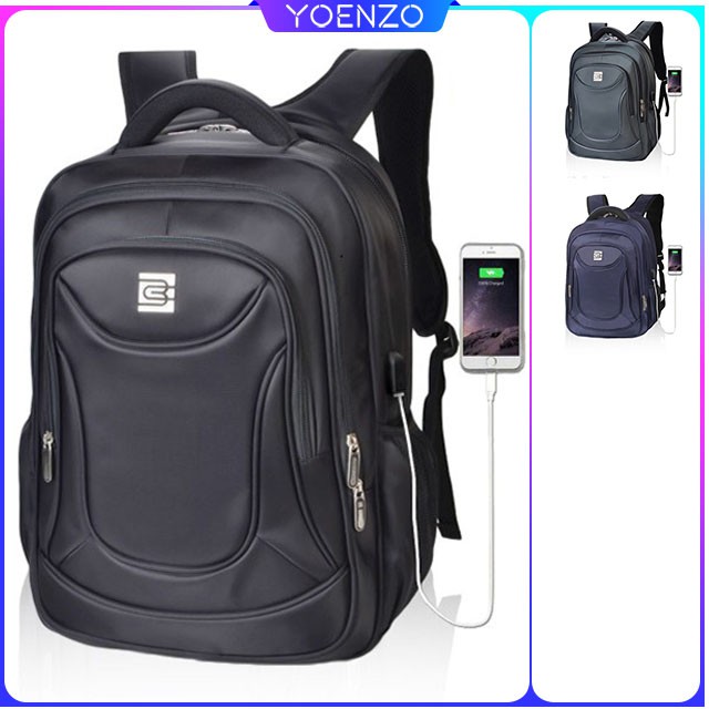 8404 BRUNO CAVALLI Tas Ransel Laptop USB