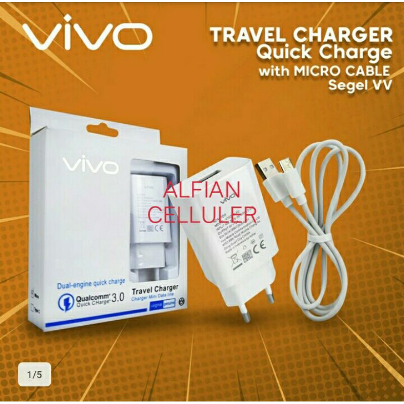 TC Charger Casan Carger Batok VIVO V1020D-EU kualitas Original 100% Micro / V8