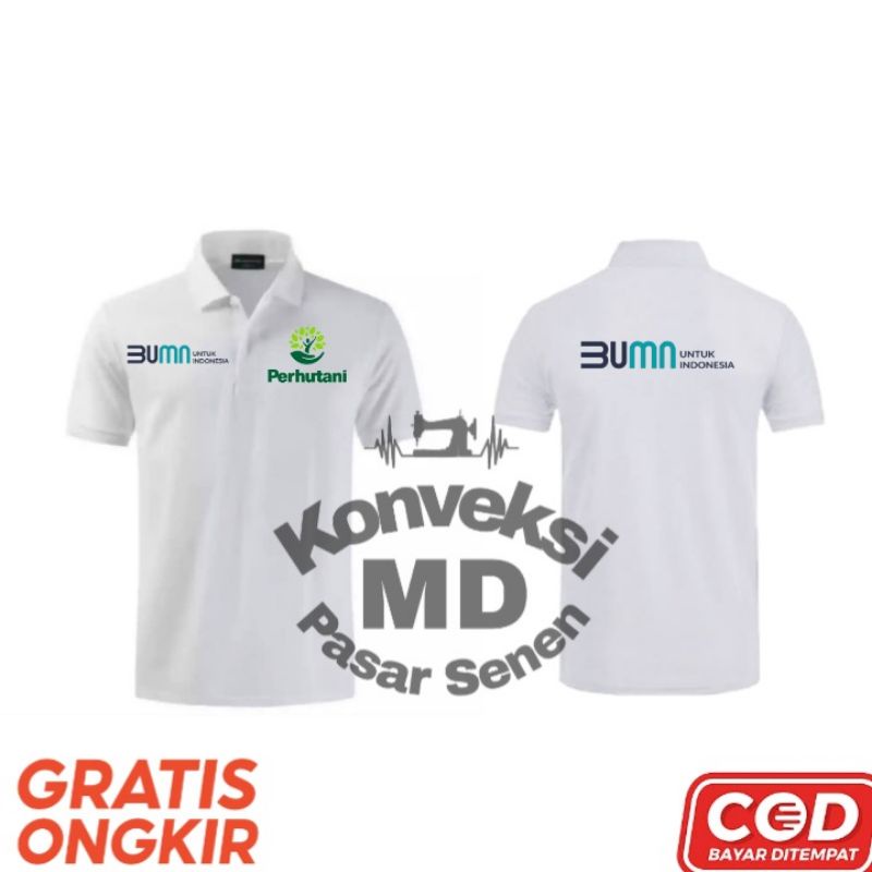 Kaos polo PERHUTANI.